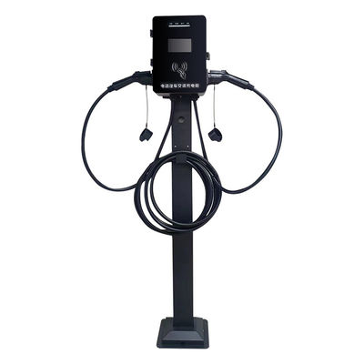 Display 4.3 Inch Color Screen 7kW Fast Charging EV Station for Manufacturing Business