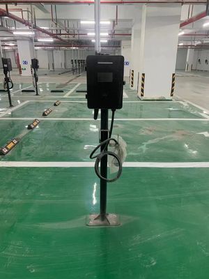 Display 4.3 Inch Color Screen 7kW Fast Charging EV Station for Manufacturing Business