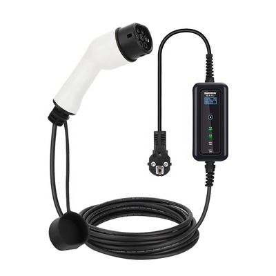 Home Type 2 32A 7KW Portable EV Charger Station with 5m Cable and 3.5KW Output