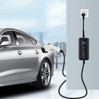 Home Type 2 32A 7KW Portable EV Charger Station with 5m Cable and 3.5KW Output