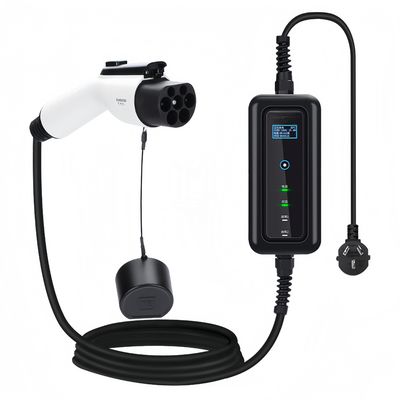 8-32A Adjustable EV Charger GBT Type1 Type2 3.5KW 7KW 11KW 22KW for EV Portability