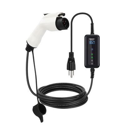 8-32A Adjustable EV Charger GBT Type1 Type2 3.5KW 7KW 11KW 22KW for EV Portability