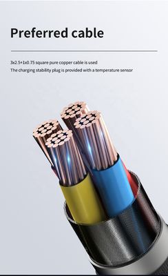 8-32A Adjustable EV Charger GBT Type1 Type2 3.5KW 7KW 11KW 22KW for EV Portability