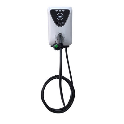 Commercial Portable Wallbox EV Charger with 5m Charging Cable and 7kW Output Power