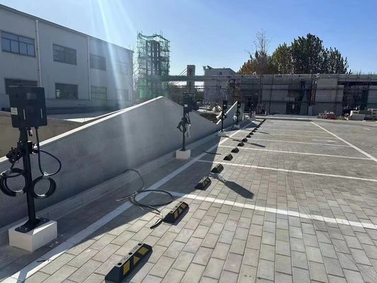 Commercial Level 3 EV Chargers with LED Screen and 4.3 Inch Display 22kw AC Charging